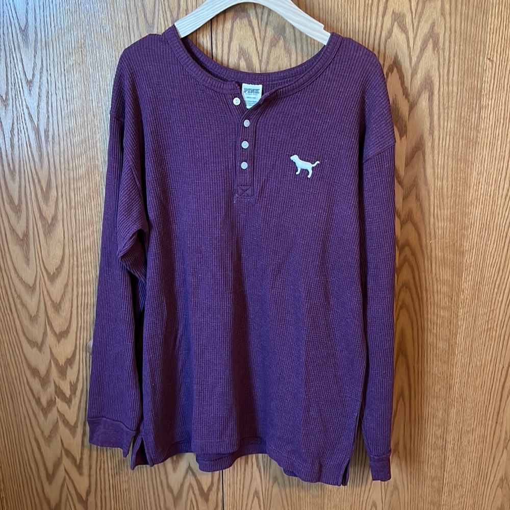 Pink Knit Jersey Long Sleeve